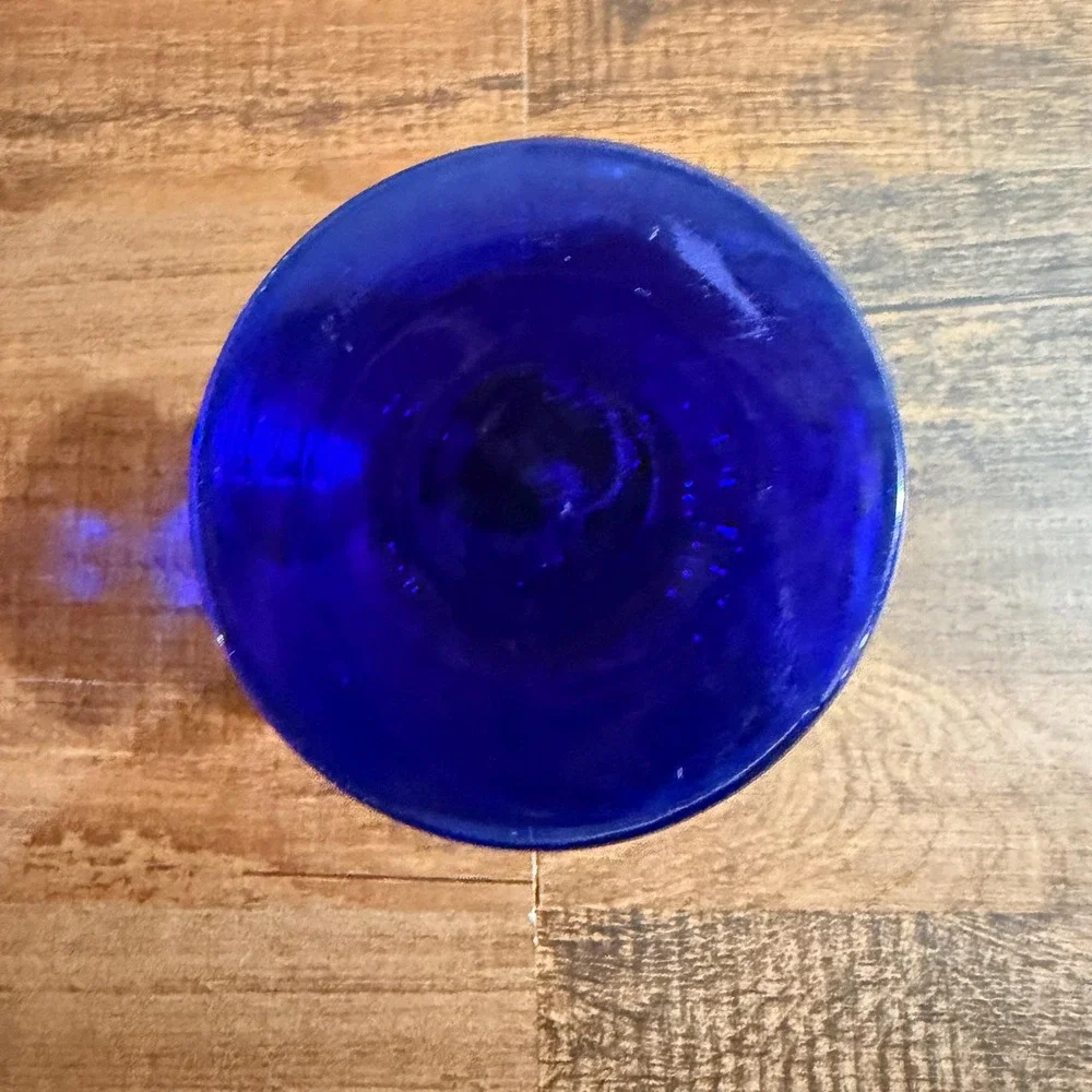 L.E. Smith vintage cobalt